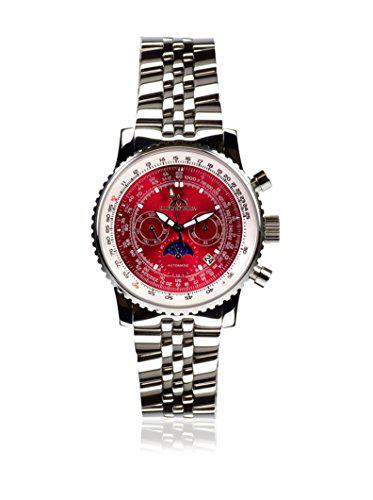 Hindenberg 120_H-Stahl-Rot-U - Reloj