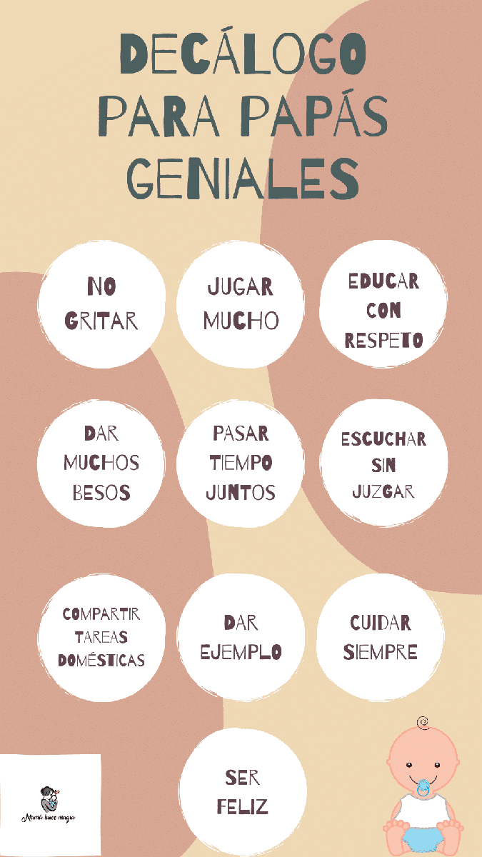 Decálogo para papás geniales