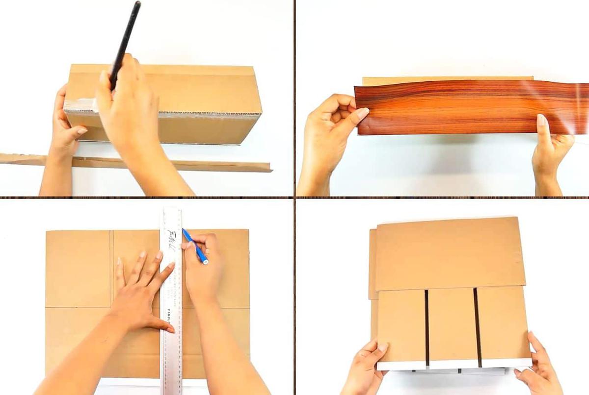 Cajonera con cartón