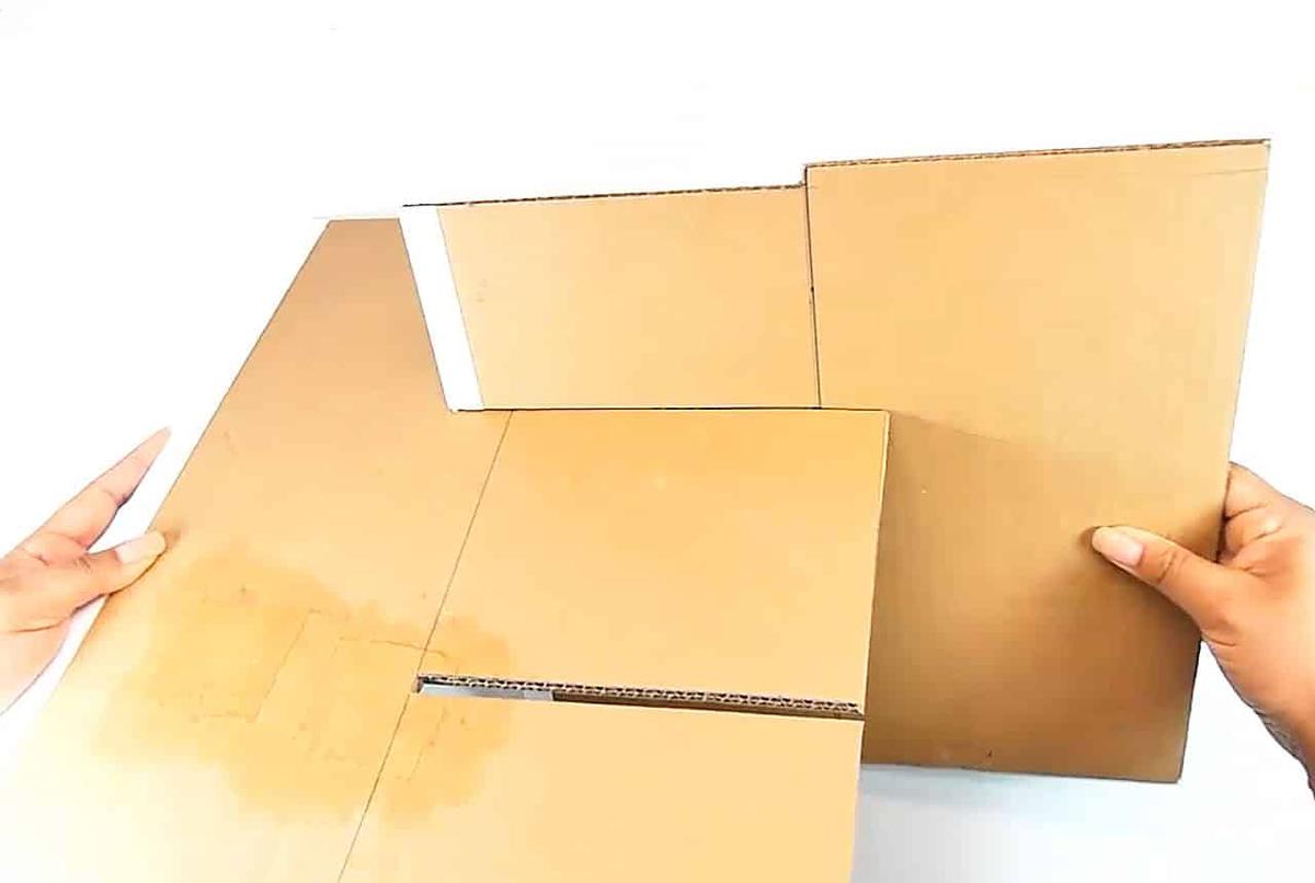 Cajonera con cartón