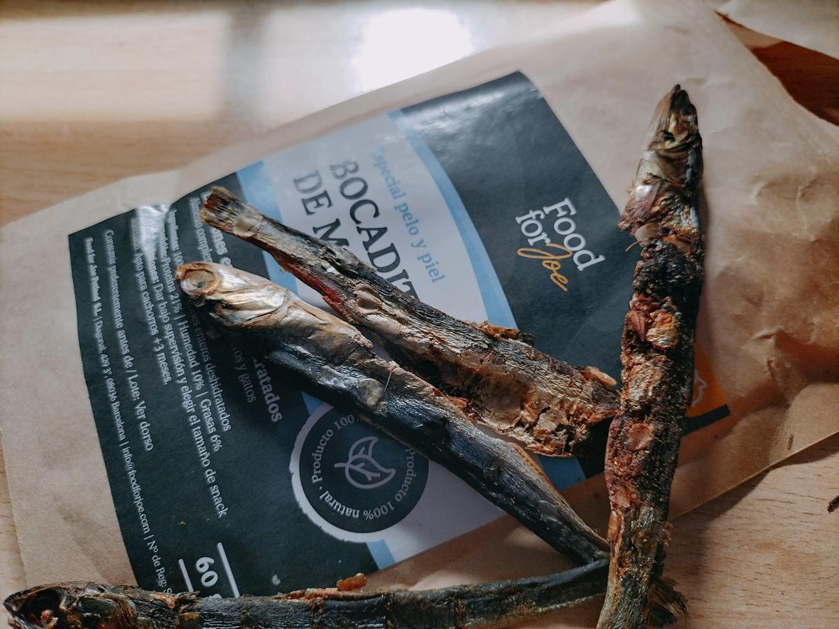 boquerones deshidratados para perros