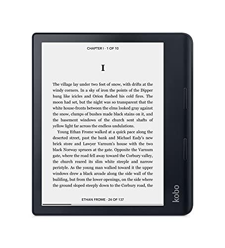 Rakuten Kobo Sage, eReader, eBooks y AudioBooks, Pantalla 8 táctil HD Carta E Ink antirreflejos,...
