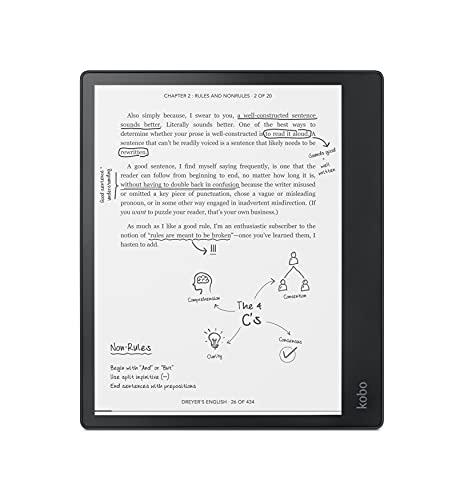 Kobo Elipsa Pack | eReader | Pantalla táctil antirreflejos de 10,3” | Función de Notas en eBooks...