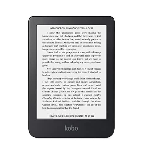 Kobo Clara 2E | eReader | Glare-Free 6” HD Touchscreen | ComfortLight Pro Blue Light Reduction |...