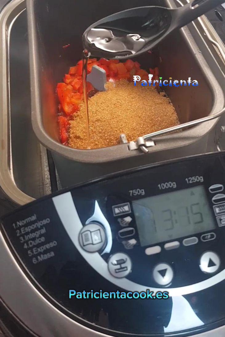 Mermelada de pimientos en panificadora Lidl. Patricienta Cook Recetas