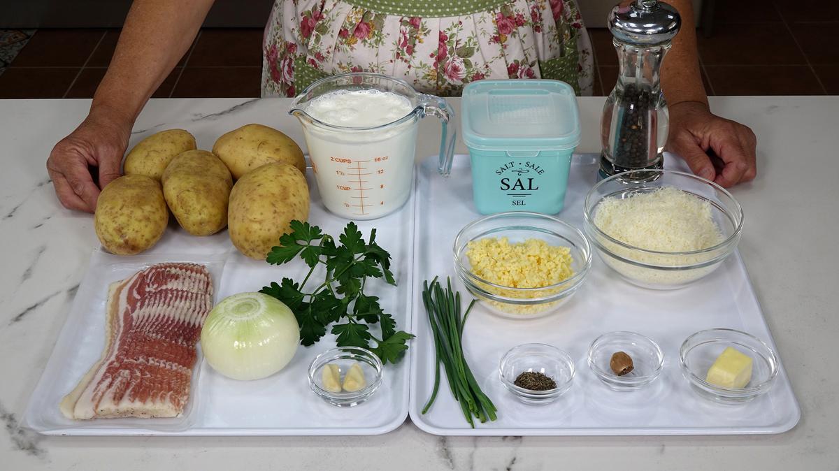 PATATAS (PAPAS) A LA CREMA. Una receta fácil para disfrutarla como guarnición de carne o pescado - Loli Domínguez - Foto 1