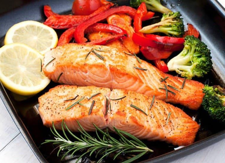 salmon airfryer freidora de aire