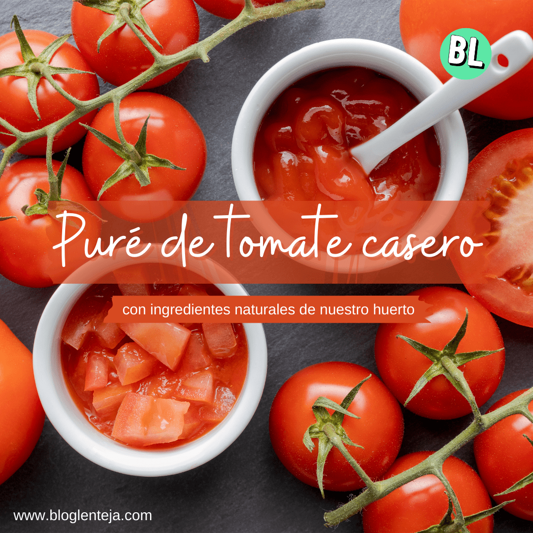 Puré de tomate casero