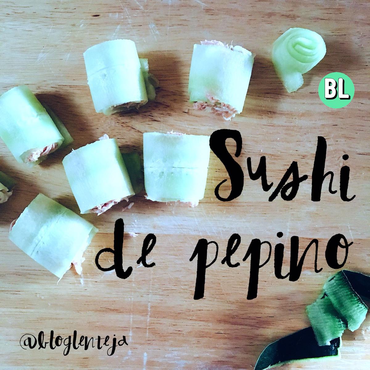 Sushi de pepino