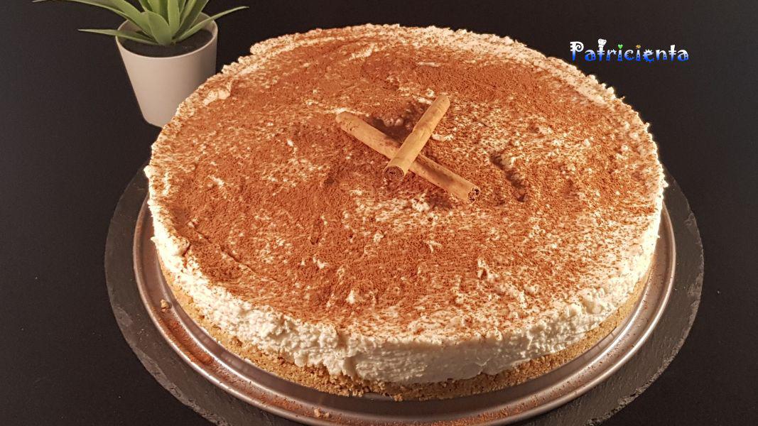 Tarta Portuguesa o tarta de nata (crema de leche). Patricienta Cook.