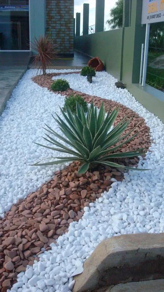 Paisajismo para jardin con piedras