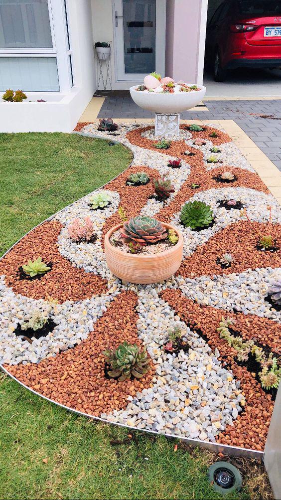 Proyectos con piedras para jardines