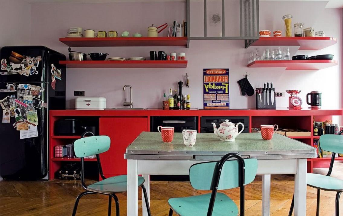 cocinas vintage chic