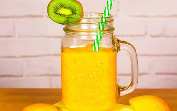 Smoothie naranja Recetas con aceite de coco