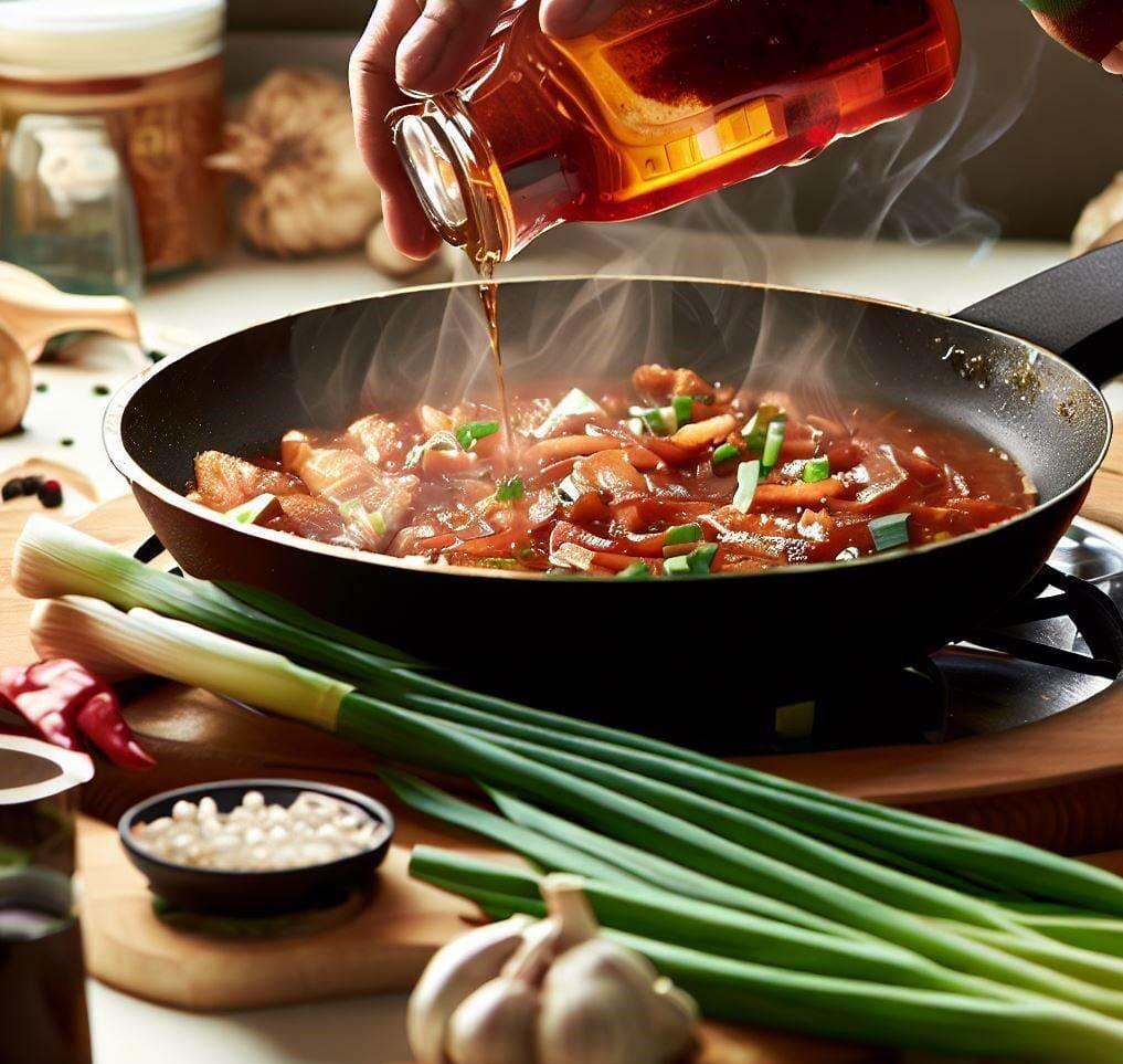 Preparación de la salsa barbacoa casera