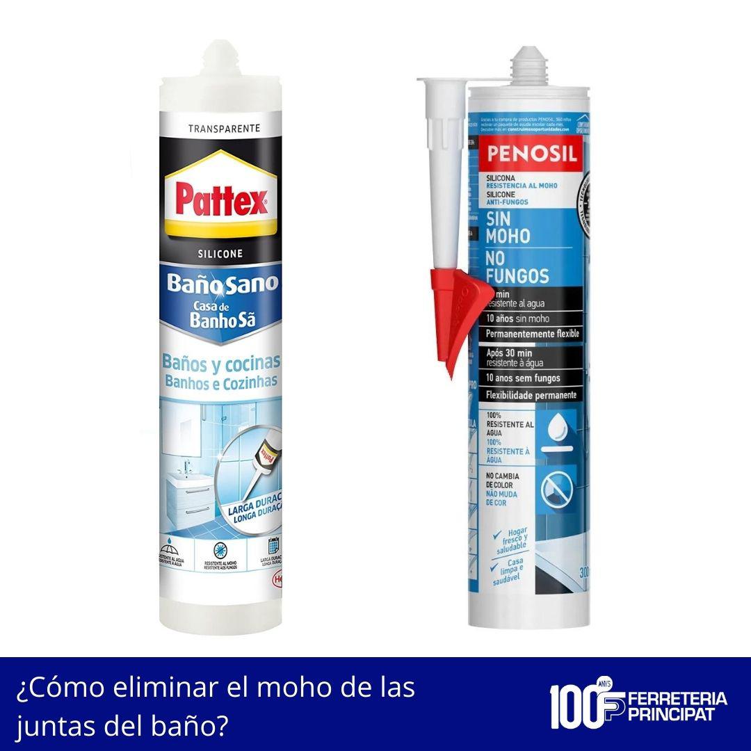 cómo eliminar el moho de las juntas del baño
