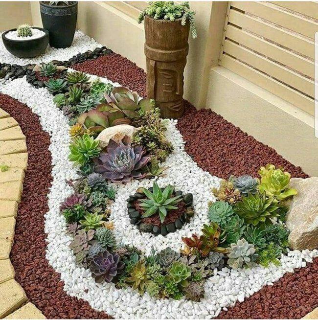 Impresionantes ideas de paisajismo de pequeño jardín de rocas