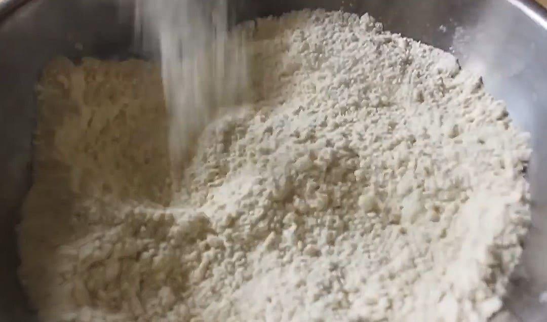 mezcla-ingredientes tortitas de trigo