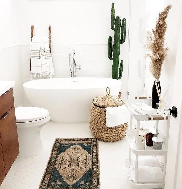 Cactus para decorar baños