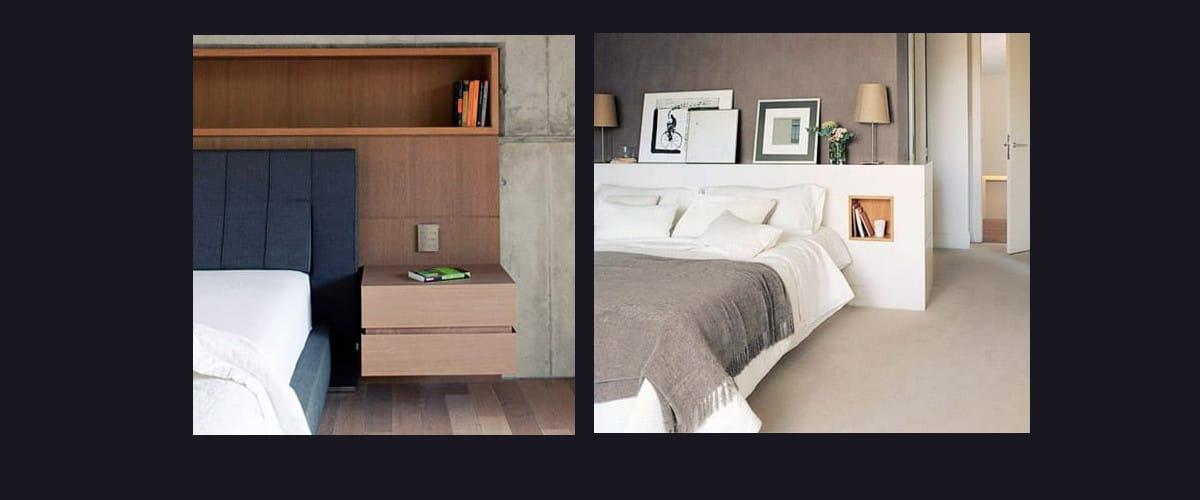 Cabeceros de obra con almacenaje