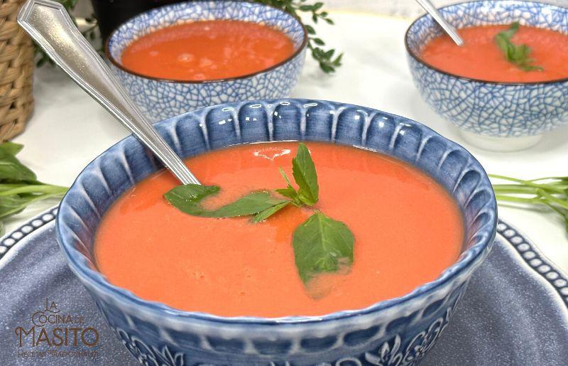 Sopa fría de tomate La cocina de Masito
