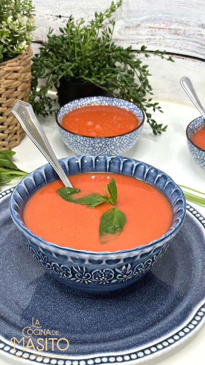 Sopa fría de tomate La cocina de Masito