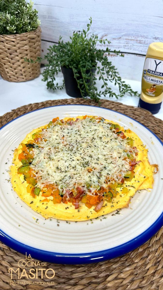 Tortipizza de verduras con bacon La cocina de Masito