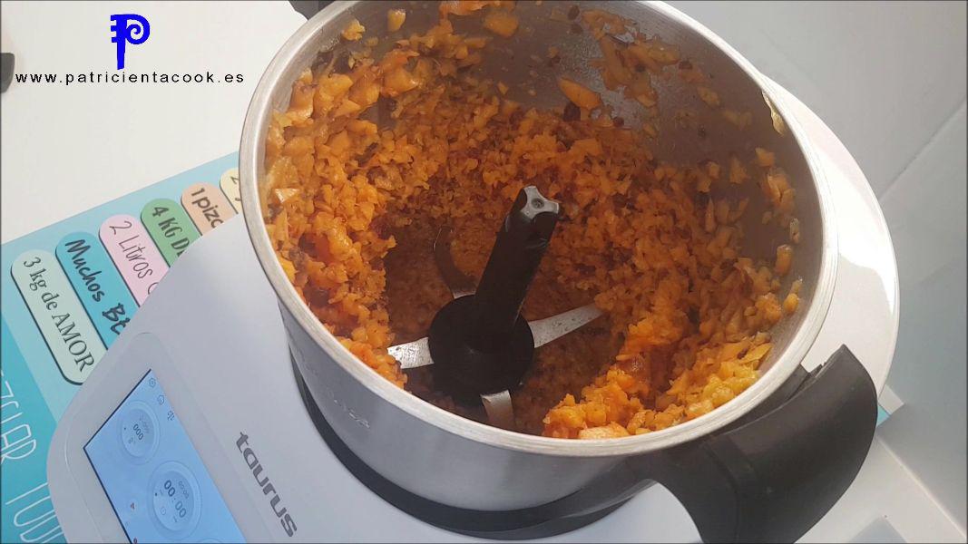 Mermelada de calabaza sin azúcar. Con dátiles.