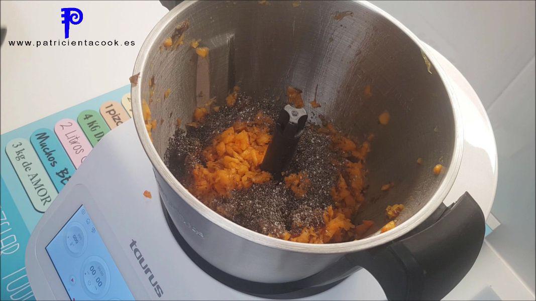 Mermelada de calabaza sin azúcar. Con dátiles.