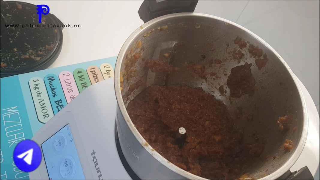 Mermelada de calabaza sin azúcar. Con dátiles.