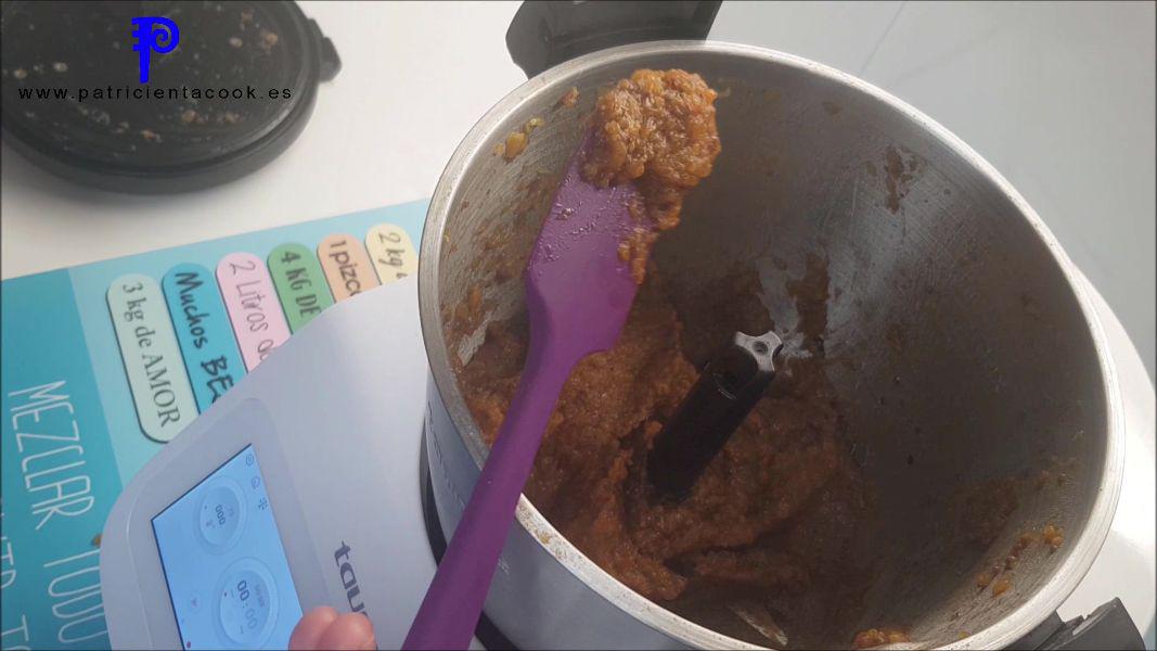 Mermelada de calabaza sin azúcar. Con dátiles.