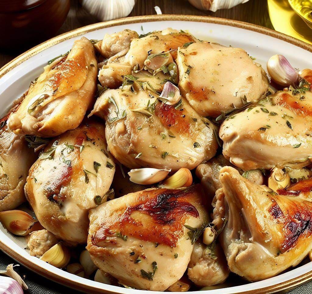 pollo al ajillo