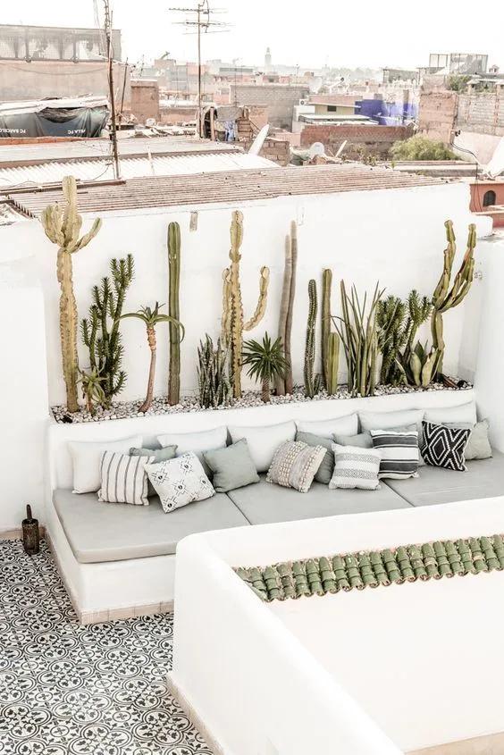 Terrazas modernas decoradas con plantas