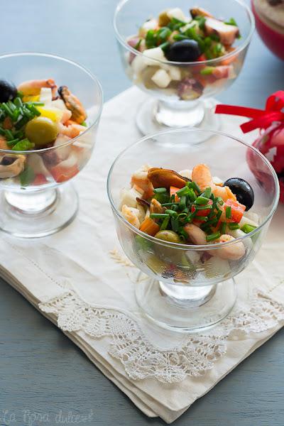 aperitivos y entrantes fríos