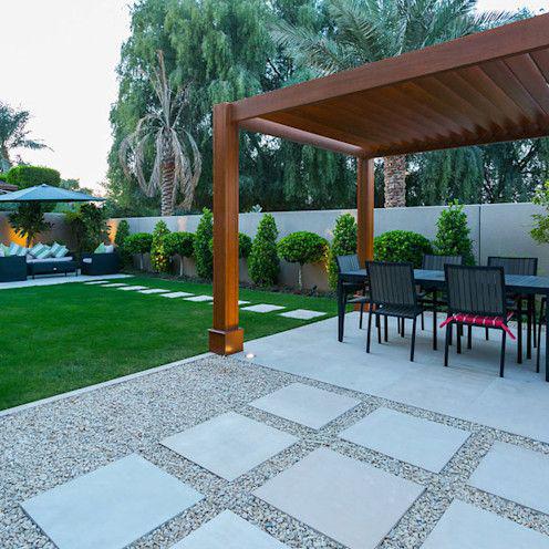 Patios modernos con terraza