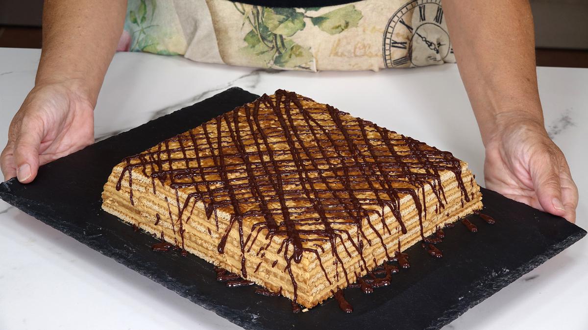 TARTA DE GALLETAS CON SOLO 5 INGREDIENTES. Sin horno, sin gelatina, fácil, rápida y deliciosa. Loli Domínguez - FOTO 6