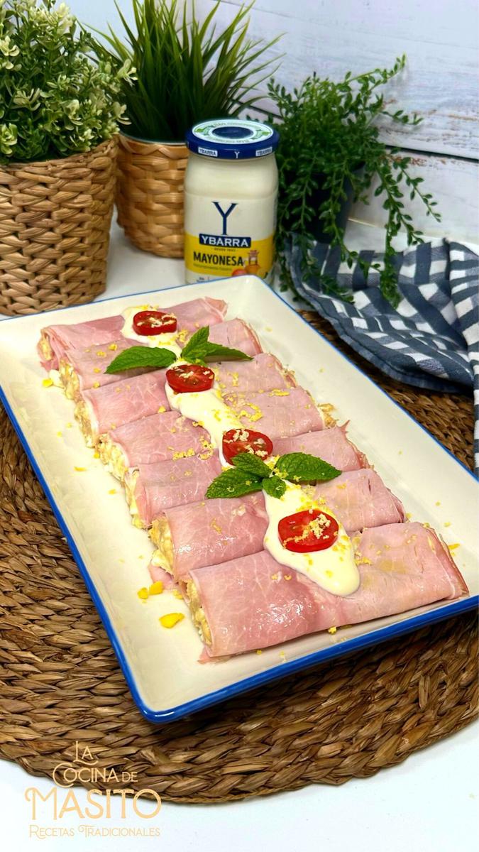 Canelones de jamón dulce La cocina de Masito