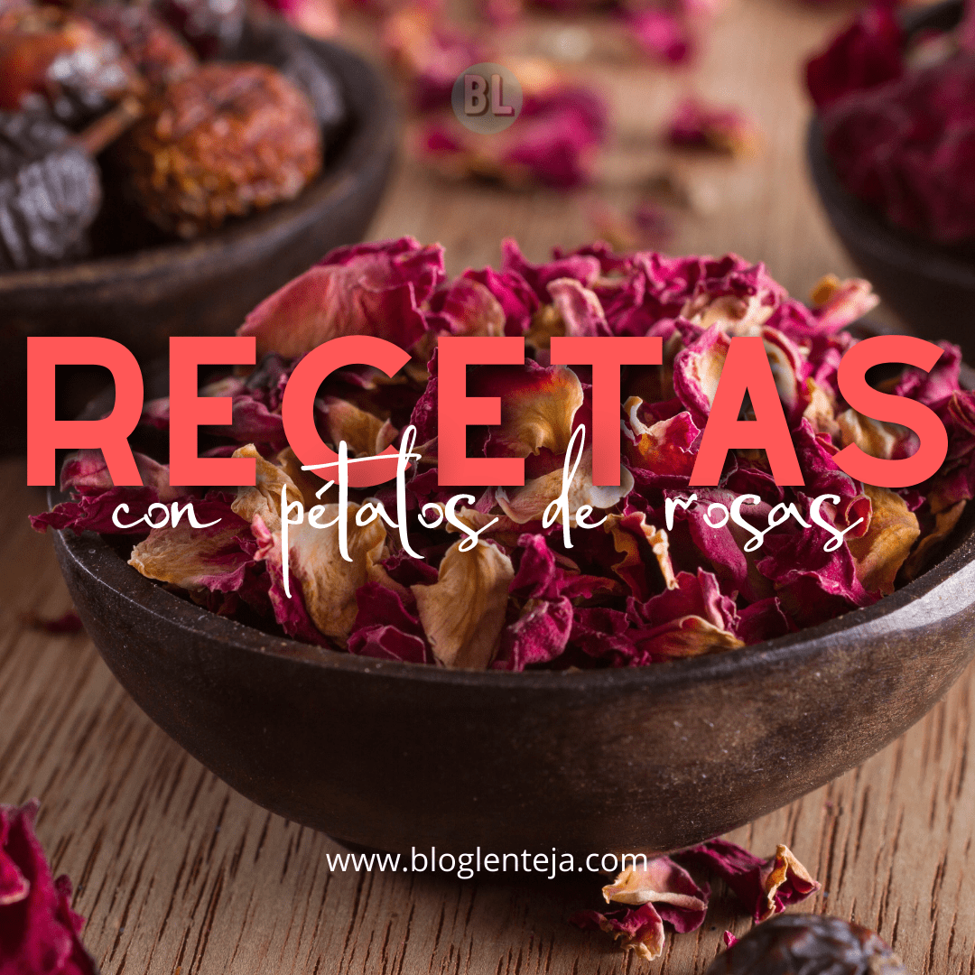 Recetas con pétalos de rosas