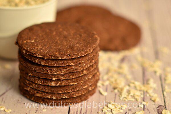 receta de galletas de avena y chocolate