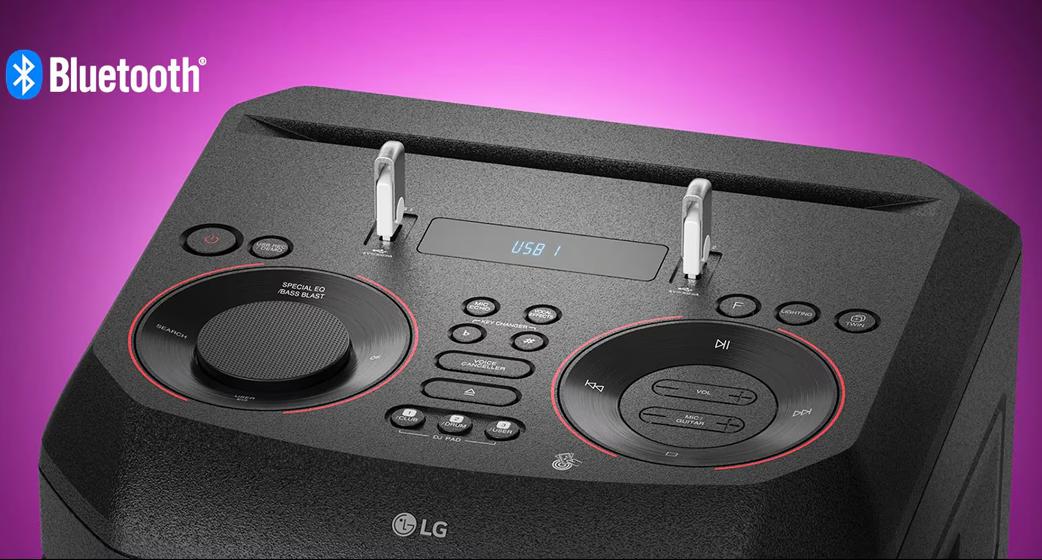 Panel de control y DJ Pad