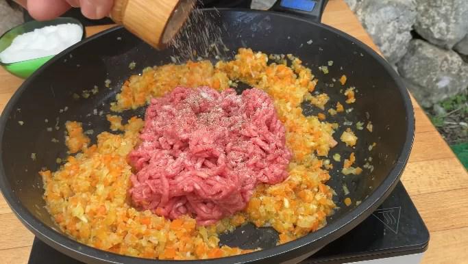 MACARRONES BOLOÑESA "AL GRATIN"