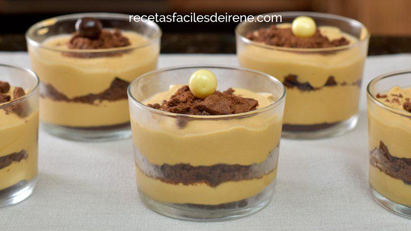 chocotorta en vasitos