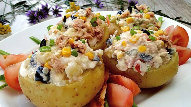 Patatas rellenas frias