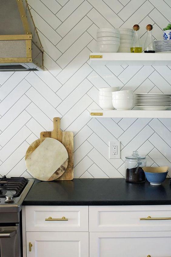 estantes de cocina abiertos modernos 2019 - 2020