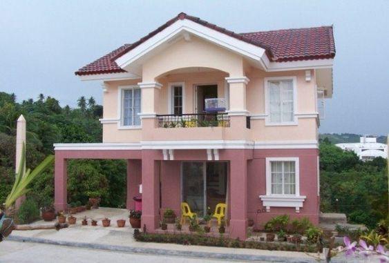 Color rosa para pintar fachadas modernas