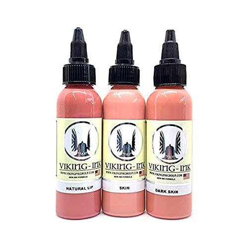 VIKING INK - KIT 3 SKIN (30ml) - Tinta para Tatuaje