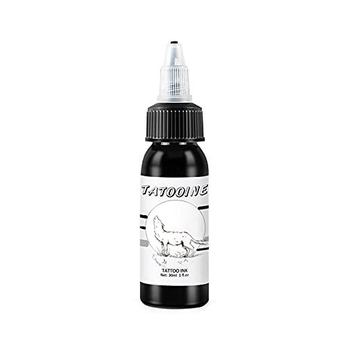 Tinta Para Tatuaje 30ML Tattoo Ink True Black,Tattoo Pigments for Artist Tattooo Supplies