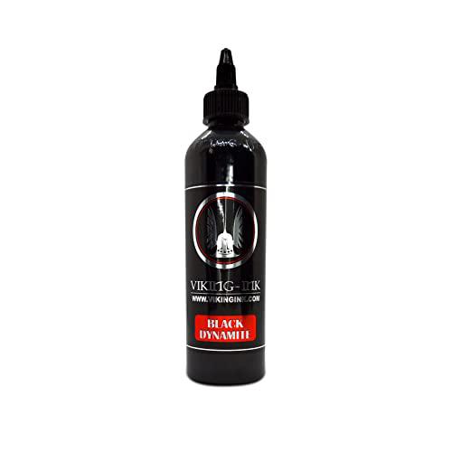 Viking-Ink B&W Tinta Para Tatuaje, color Black Dynamite, 240 ml