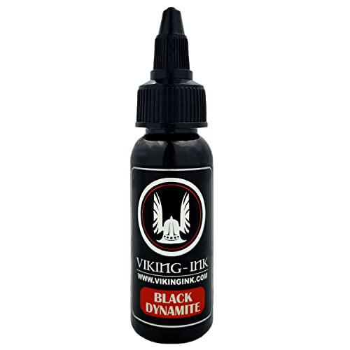 VIKING INK Tinta BLACK DYNAMITE para tatuaje 30ml