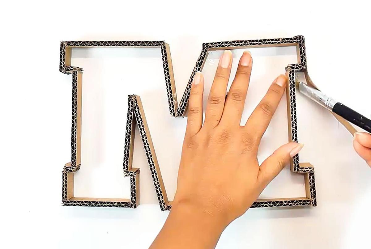 Letras decorativas en 3D